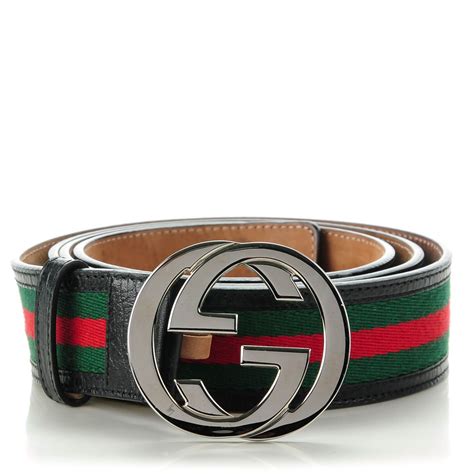 gucci belt black interlocking g